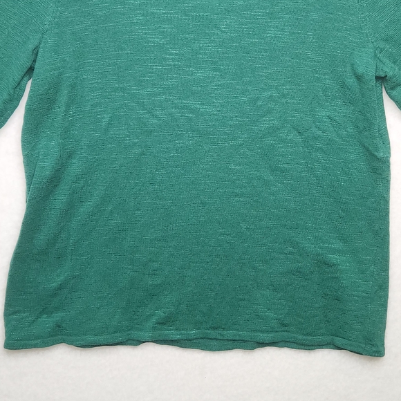 J. Jill Green Knitted V-Neck Long Sleeve Pullover Sweater Women's Size Medium. - Picture 13 of 16